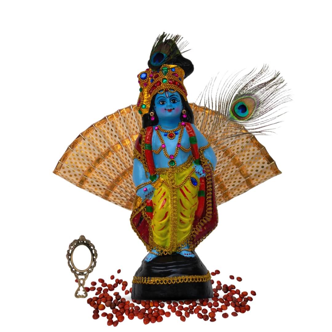 Vishu Kani Kit With Fibre Vithoba Krishna