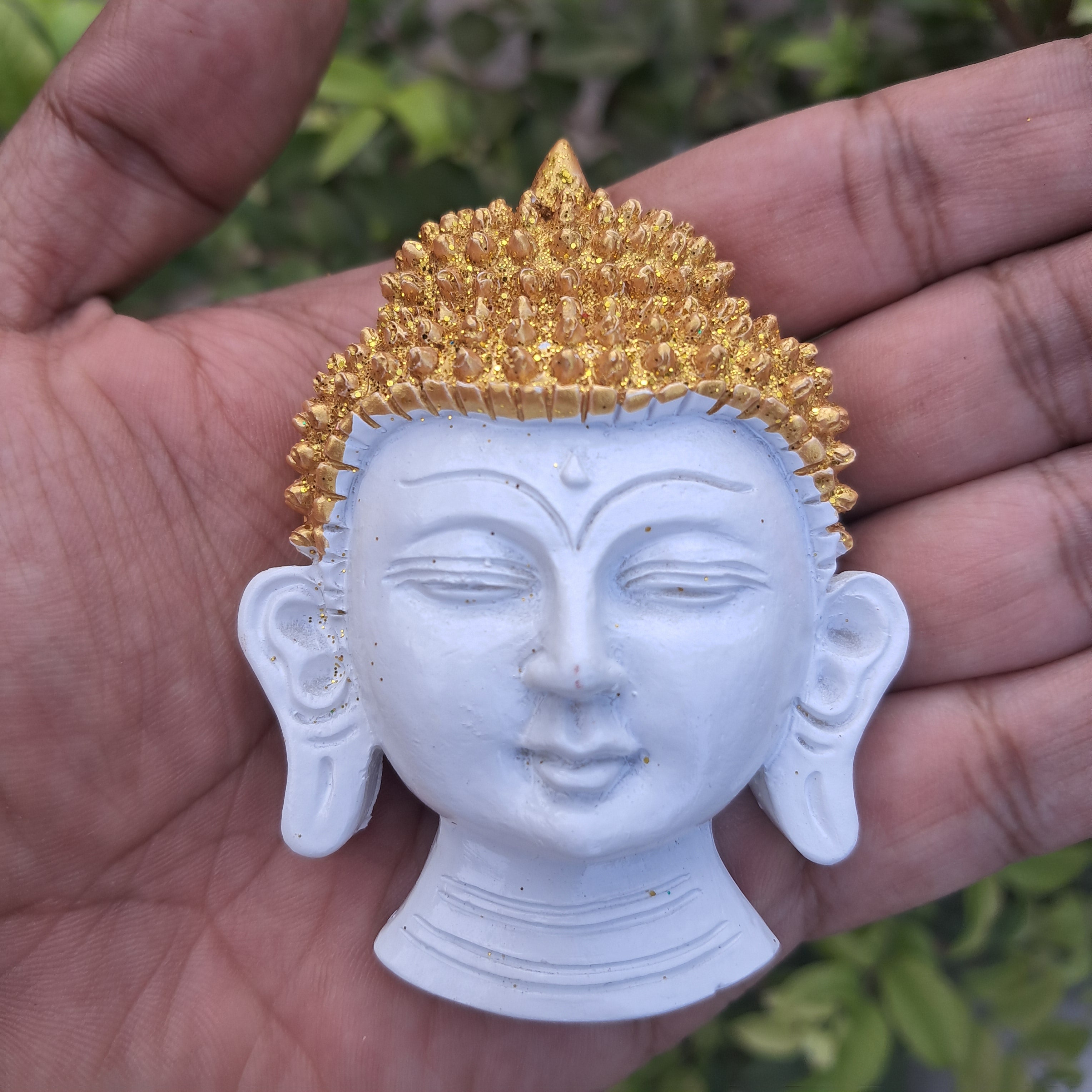 3D POLYMARBLE FRIDGE MAGNET β BUDDHA HEAD THEME