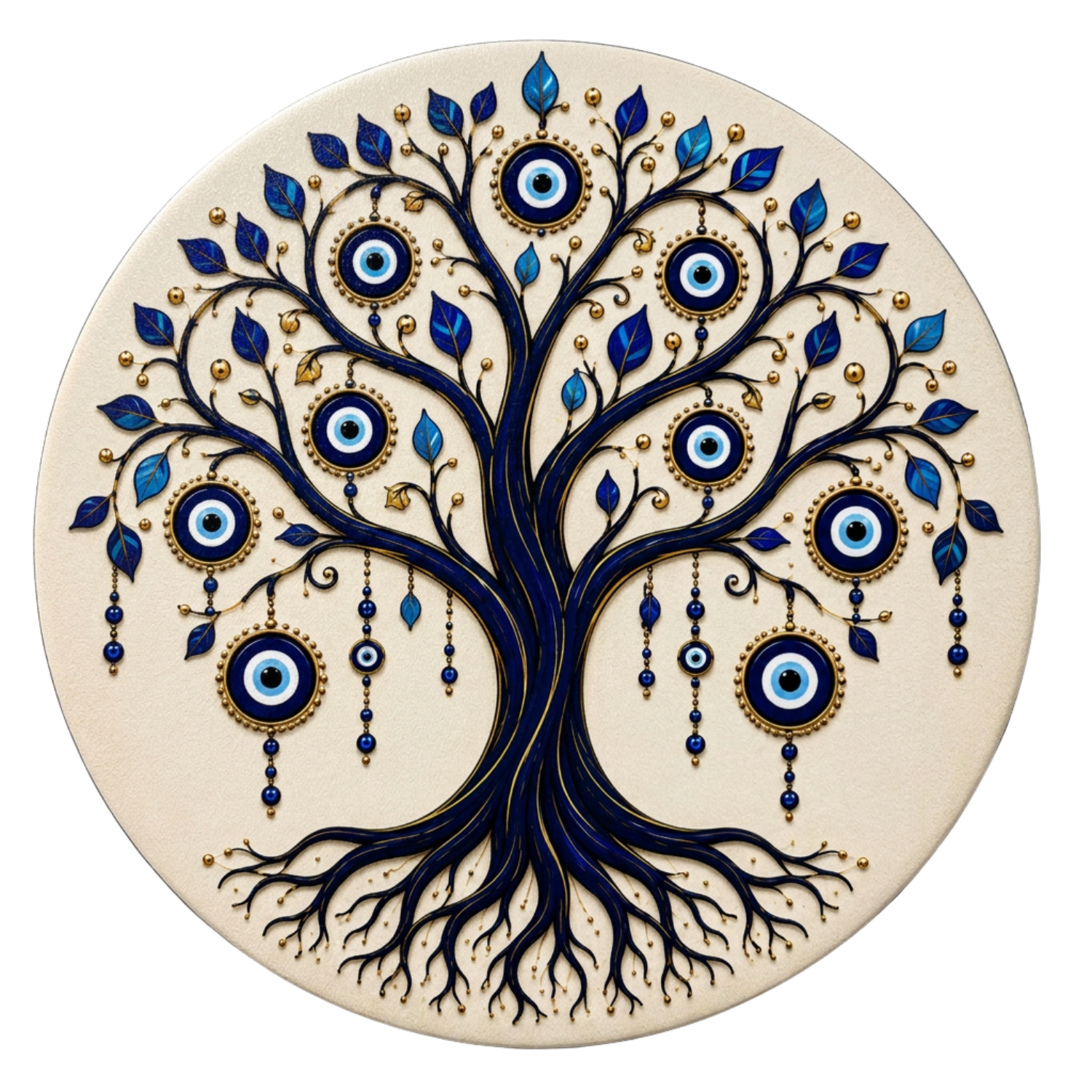 Evil Eye Tree Fridge Magnet