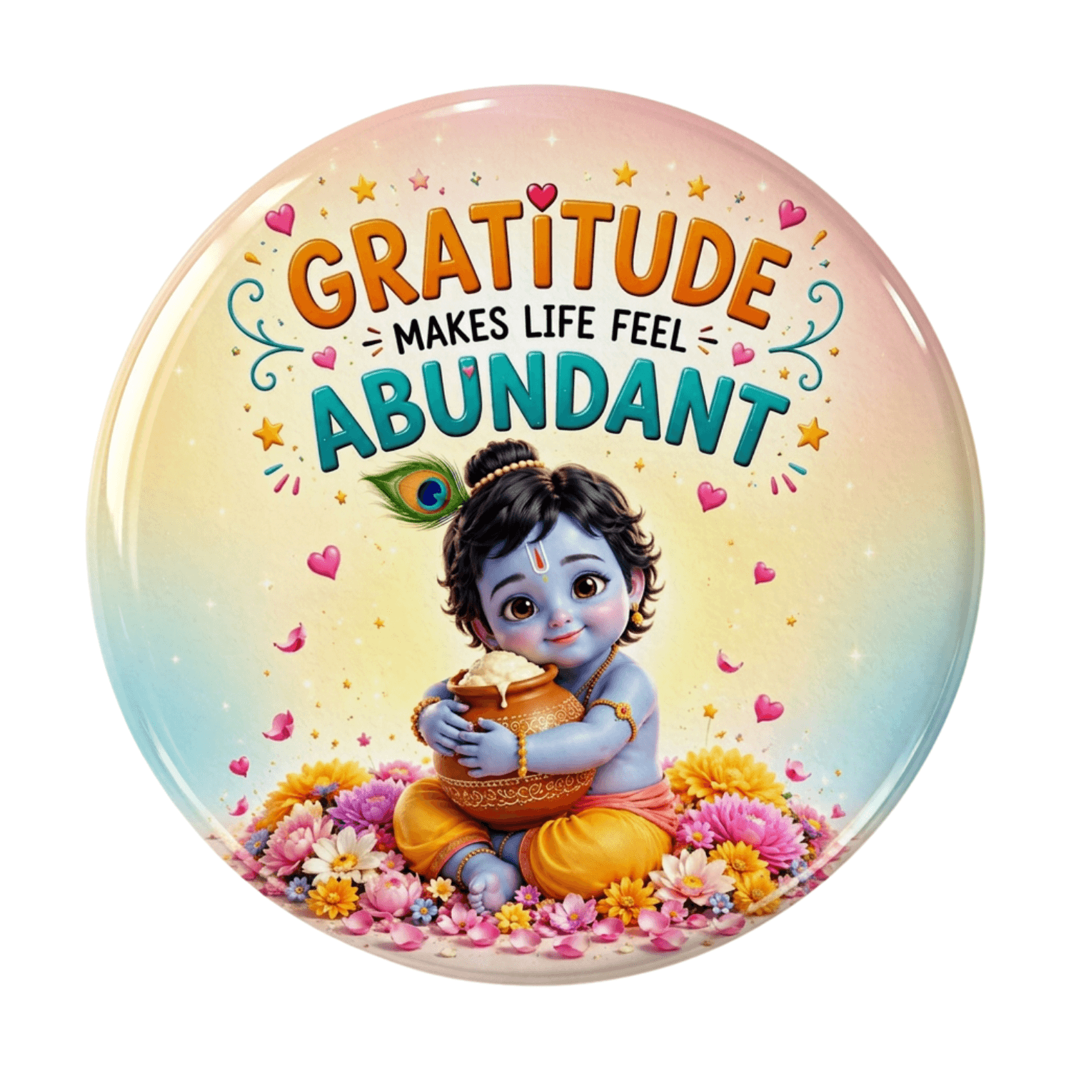 baby-krishna-gratitude-makes-life-feel-abundant-fridge-magnet