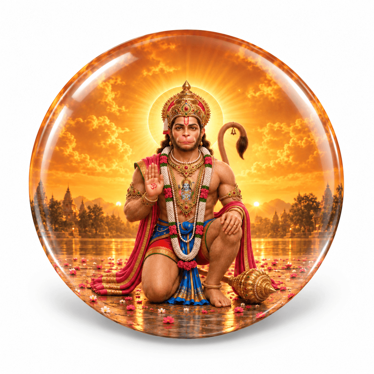 blessing_hanuman_fridge_magnet