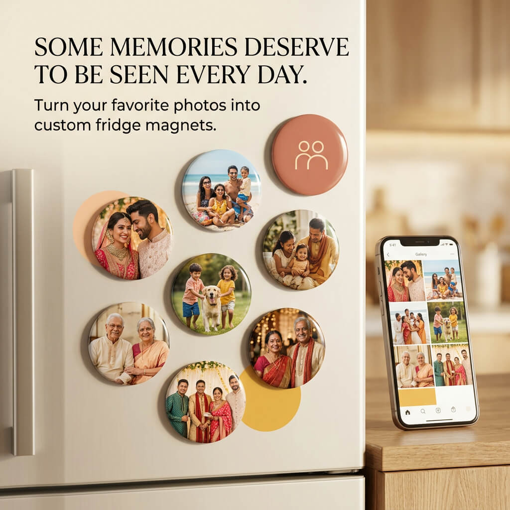 Custom Photo Fridge Magnets