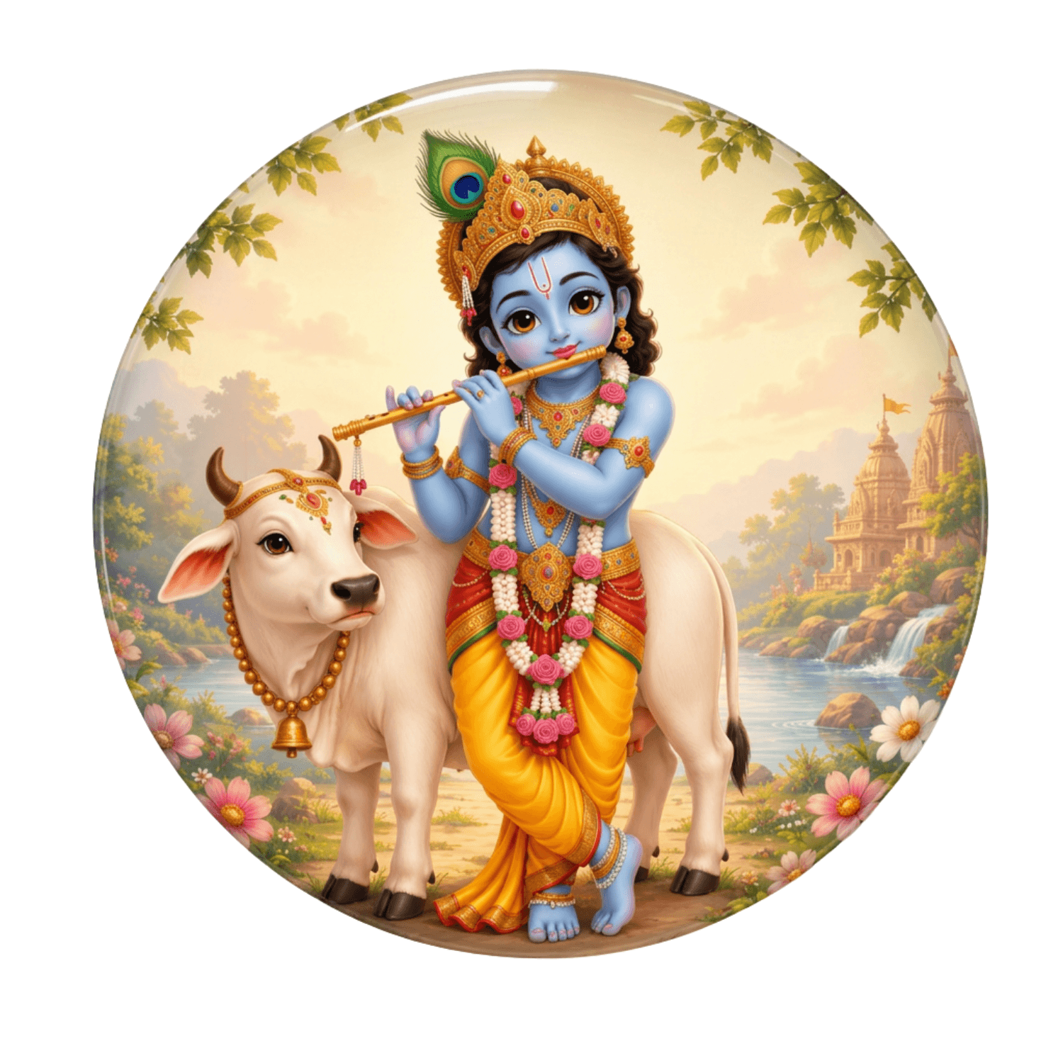 cute-cow-krishna-fridge-magnet