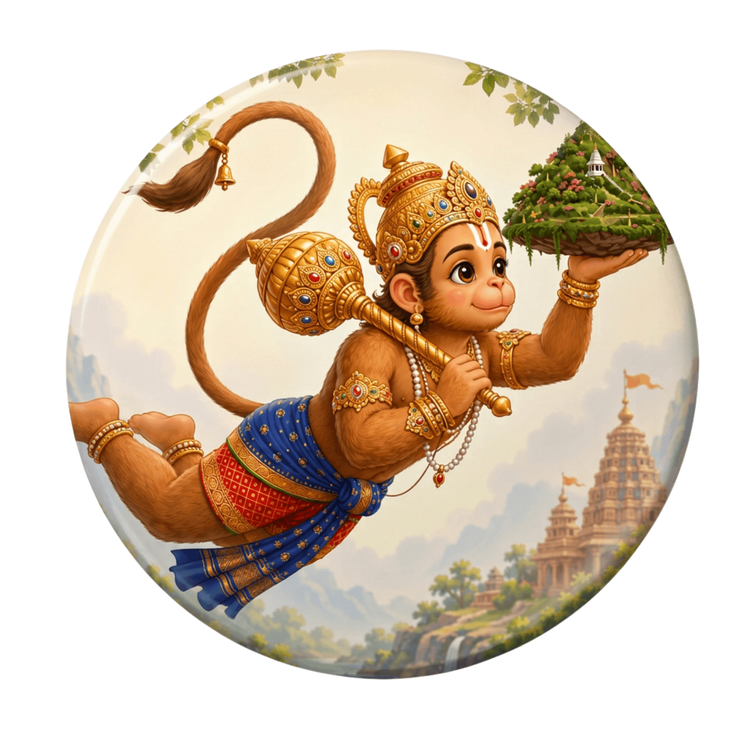 cute-flying-hanuman-fridge-magnet