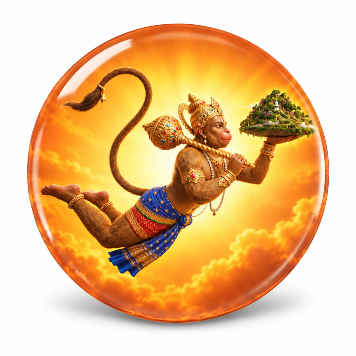 flying-hanuman-maruthwamala-fridge-magnet