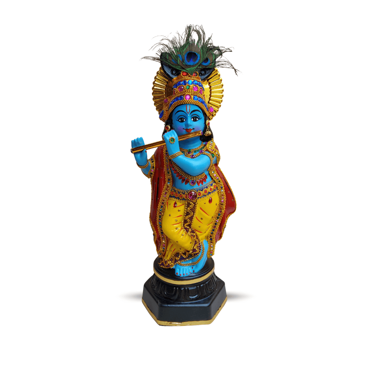 Guruvayur Krishna Idol 51 cm – Premium Fibre Lord Krishna Statue for Pooja Room, Vishu Kani, Home Temple & Spiritual Décor
