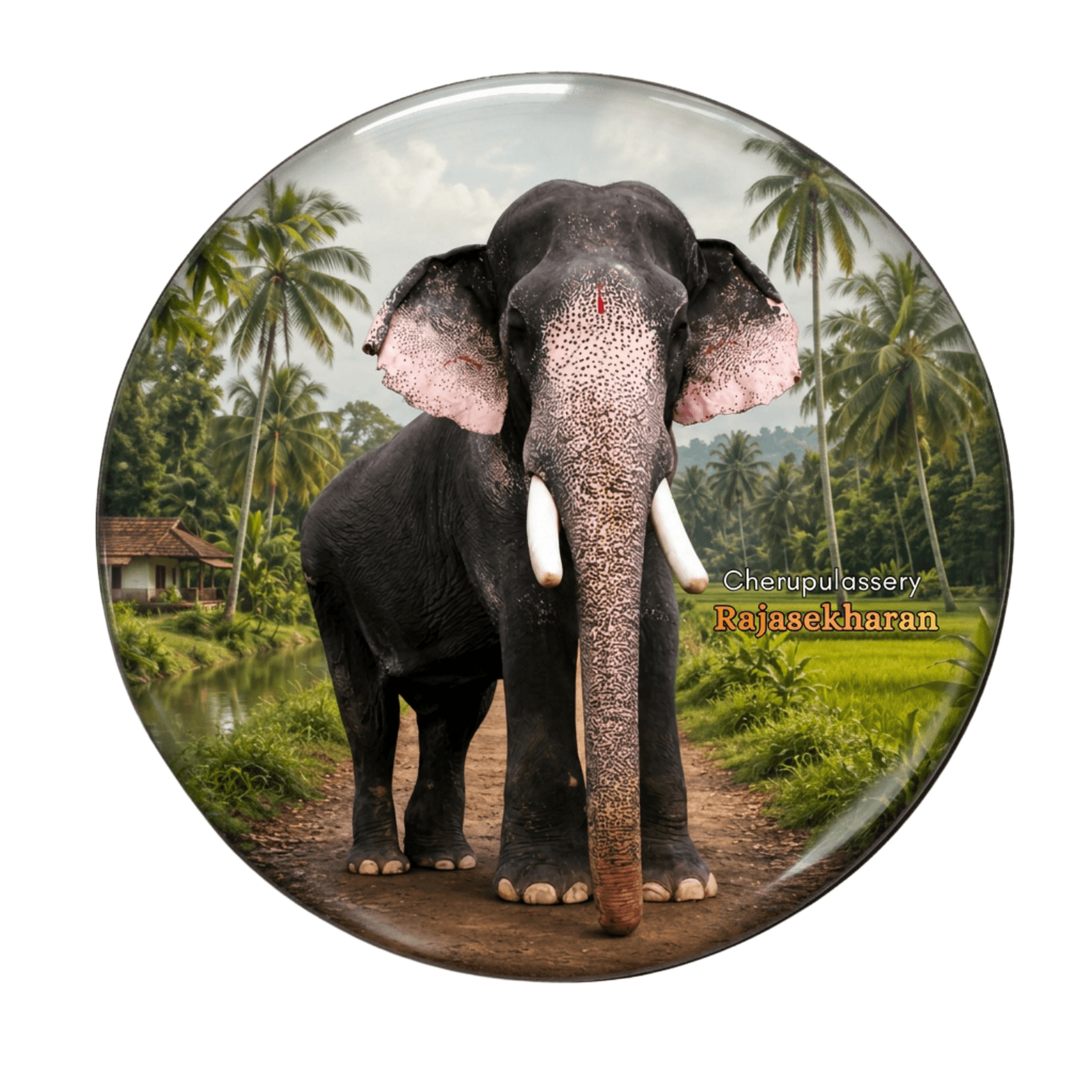 kerala-elephant-fridge-magnet-cherpulassery-rajaekharan