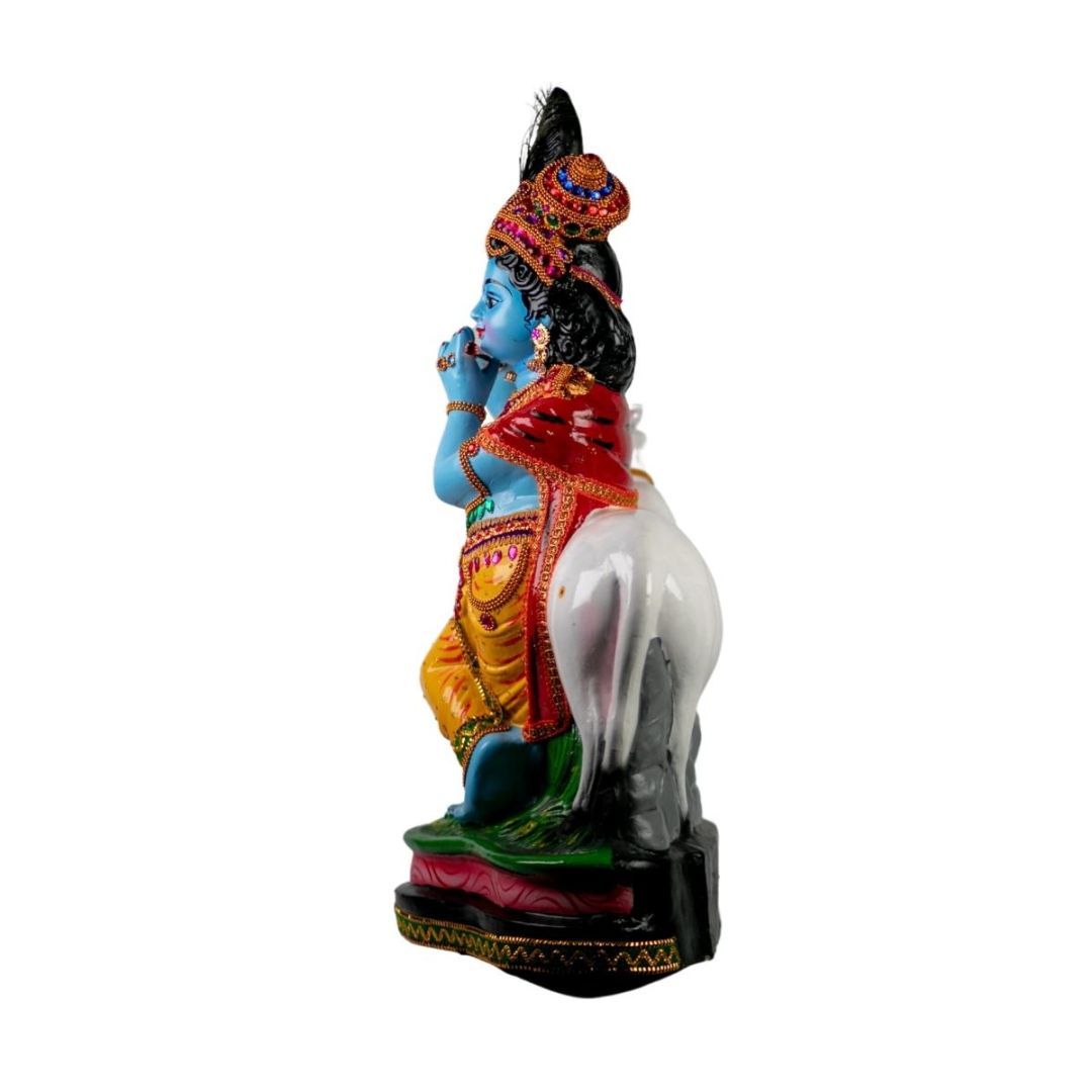 krishna-idol-with-cow-side-view