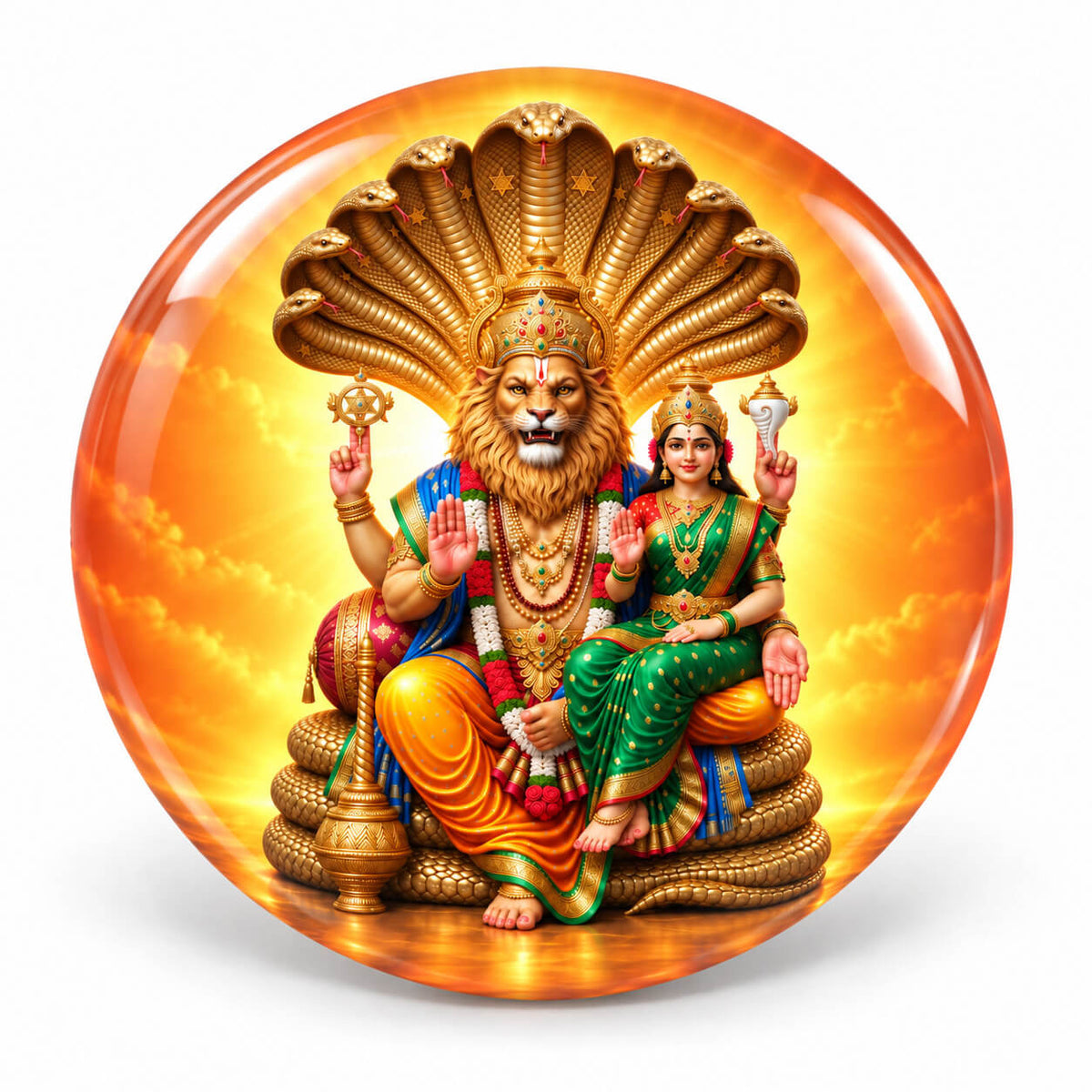 lakshmi-narasimha-fridge-magnet