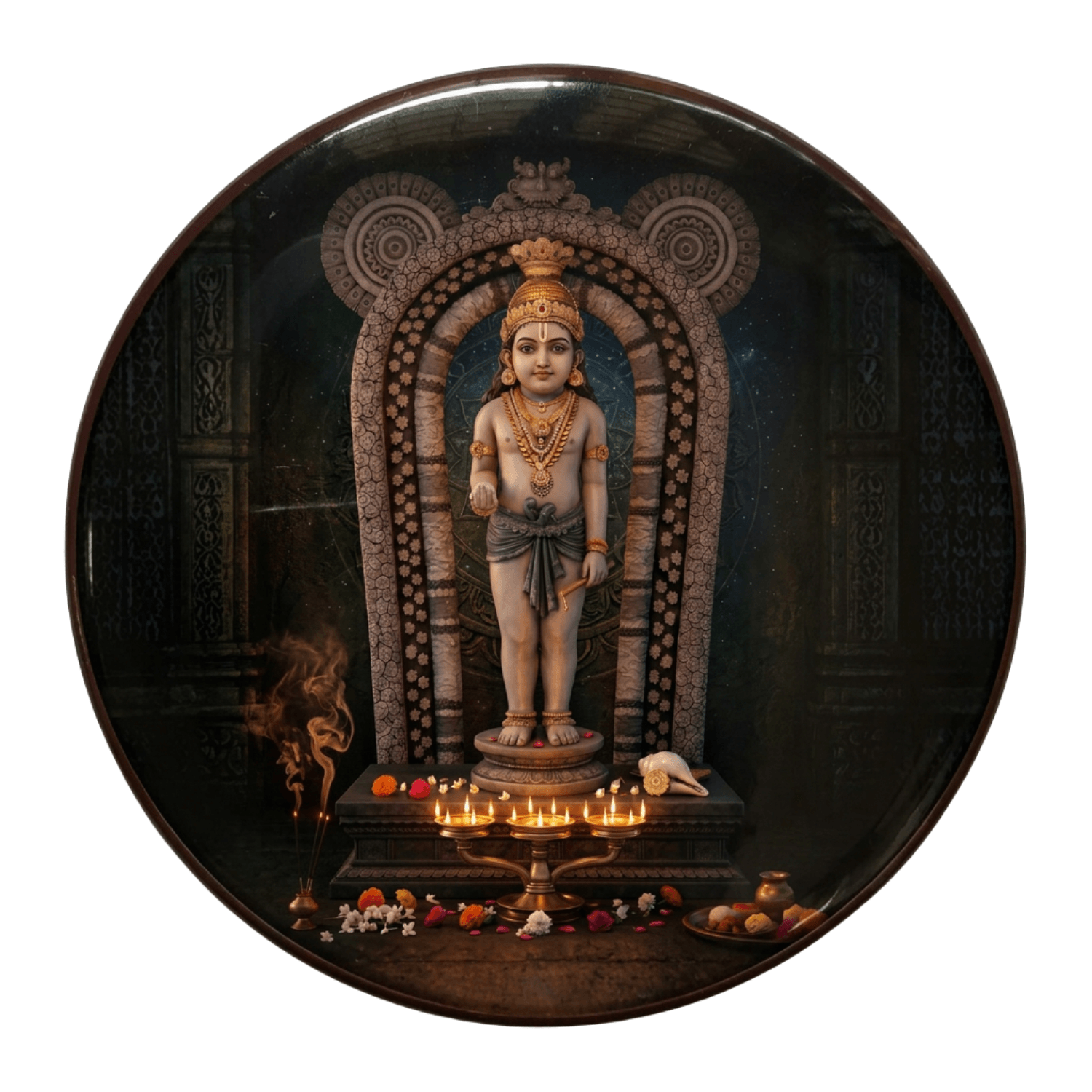 ushapooja-guruvayurappan-fridge-magnet-gold-toned-black-white-glossy-metal-70mm-1_a82fc8a5-a302-4dca-81ab-2e1d5005997b