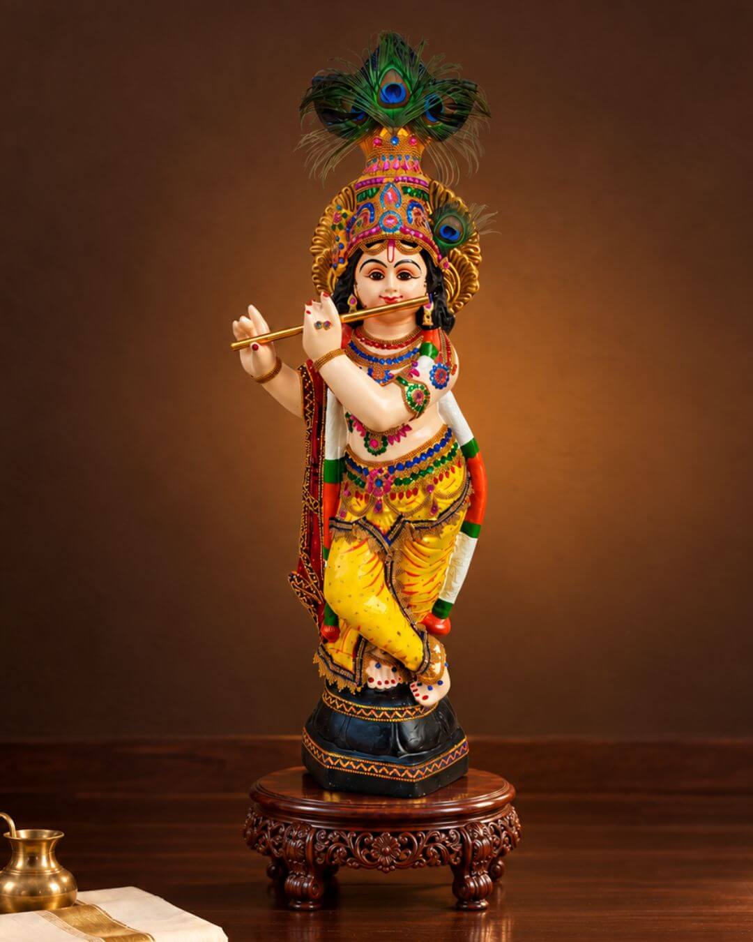 Fibre Krishna Idols