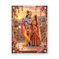 Radha Krishna Acrylic Photo Fridge Magnet