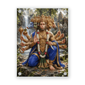 05_Panchamukhi_Hanuman_acrylic_magnet_1x1