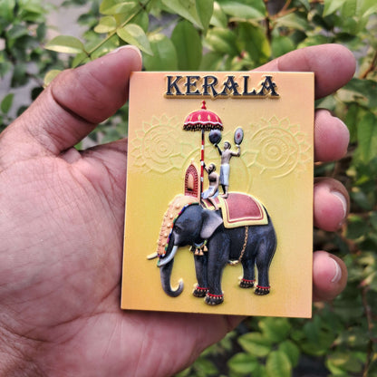 3D-Polymarble-Fridge-Magnet_KeralaElephant-Theme