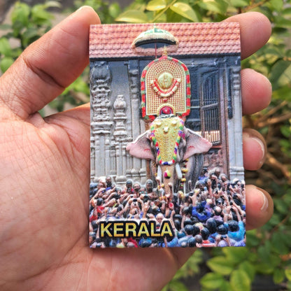 3d-Fridge-Magnet-in-polymarble-thrissurpooram-thekkottirakkam-theme