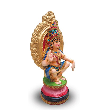 ARTE HOUSE LORD AYYAPPA STATUE FOR POOJA ROOM-37 CM HEIGHT