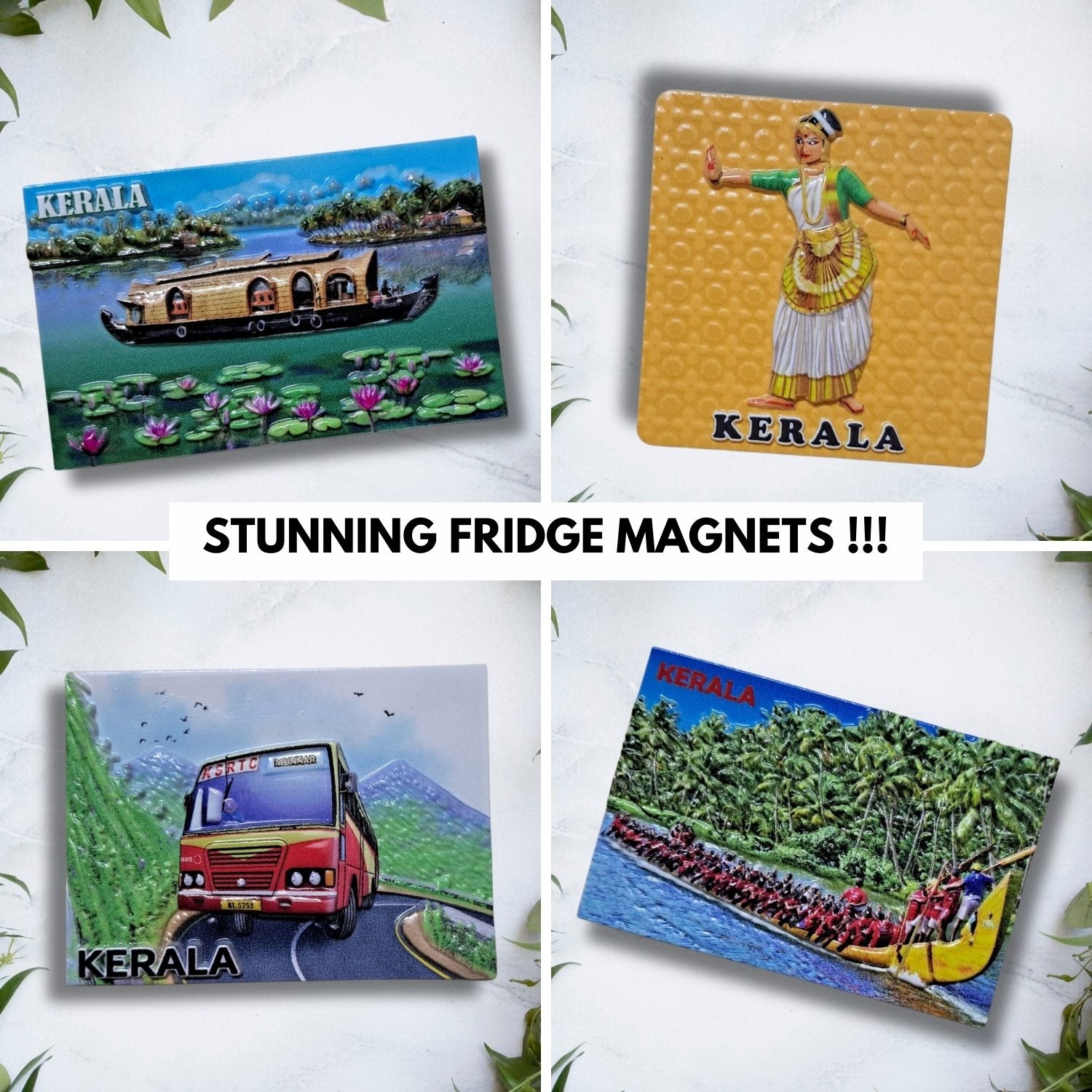 3D CERAMIC FRIDGE MAGNETS (PREMIUM QUALITY)