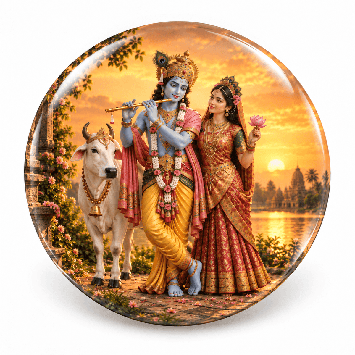 Cow-Radha-Krishna-Fridge-Magnet