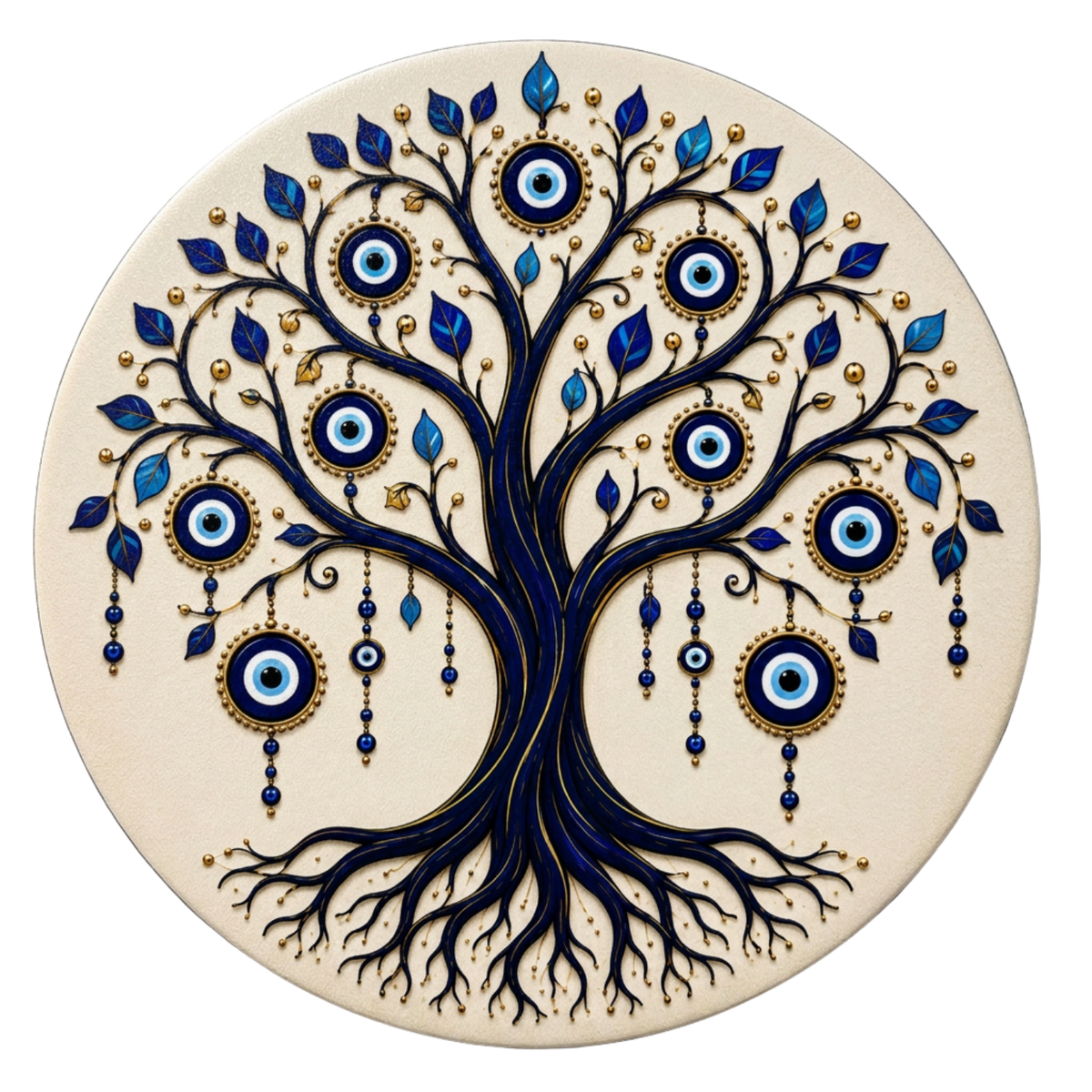 Evil Eye Tree Fridge Magnet