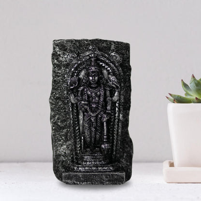 GURUVAYURAPPAN-FIBRE-STATUE-ON-ORIGINAL-STONE-INDOOR