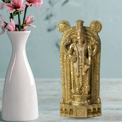 GURUVAYURAPPAN IDOL IN POLYMARBLE- 14 CM HEIGHT