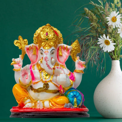 Ganesha-statue-in-marble-dust-polyresin-indoor