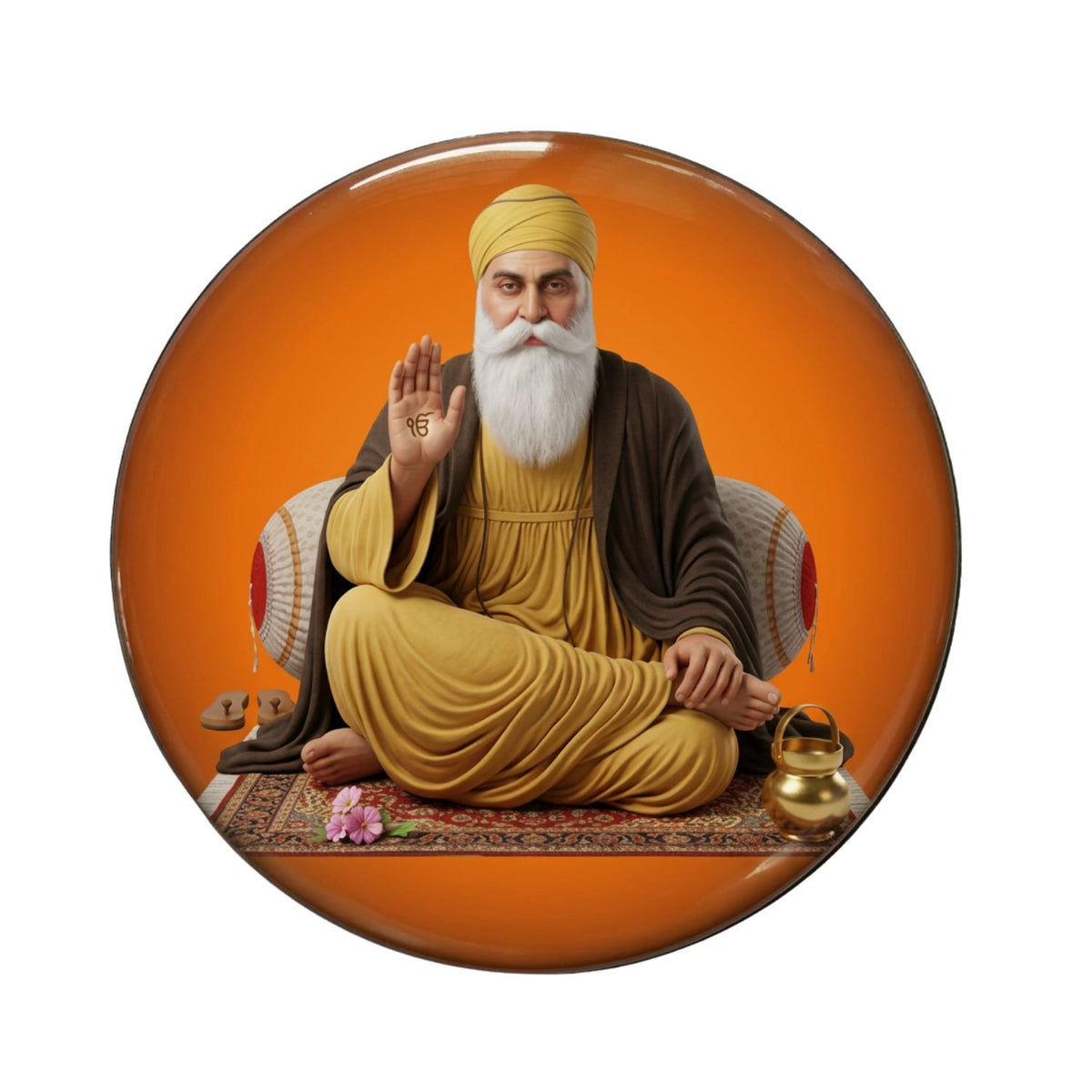 guru_nanak_Fridge_Magnet