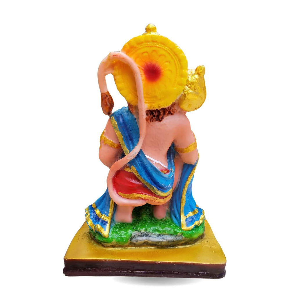HANUMAN STATUE IN MARBLE DUST AND RESIN