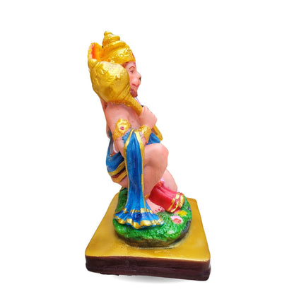 HANUMAN STATUE FOR HOME MADE IN RESIN POLYMARBLE - 15 CM