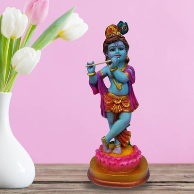 KRISHNAIDOLPLAYINGFLUTEINPOLYMARBLE-INDOOR