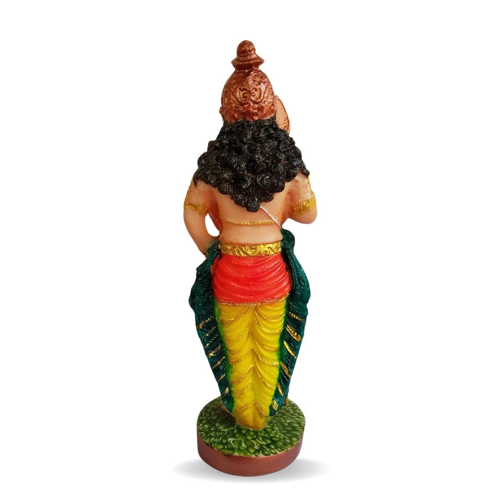 LORD MURUGAN STATUE FOR HOME, POLYMARBLE, 21 CM HEIGHT