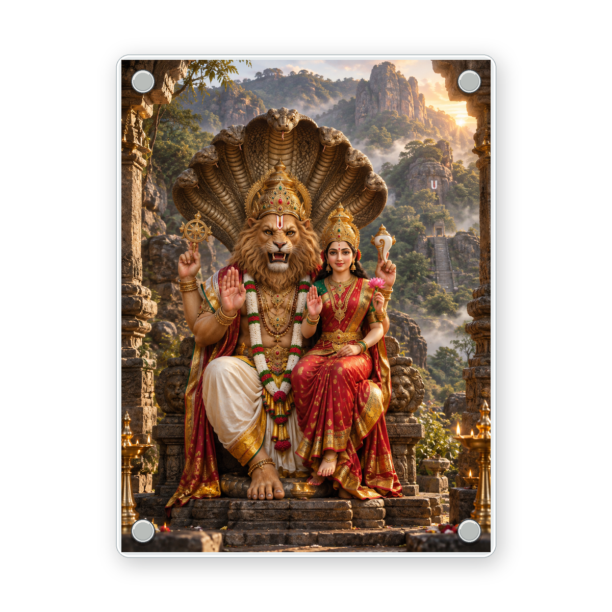 Narasimha_Lakshmi_acrylic_magnet_product_1x1