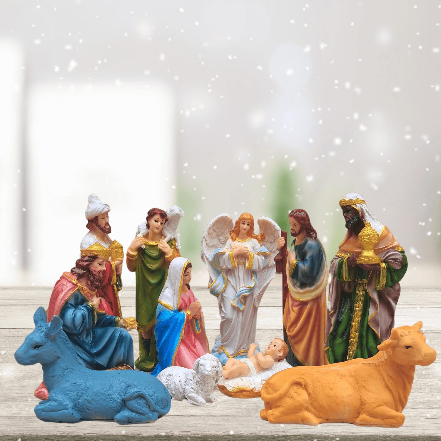 Buy Real Life Christmas Crib Set Online Arte House