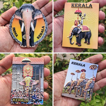 Polymarble-pooram-elephant-Fridge-magnet