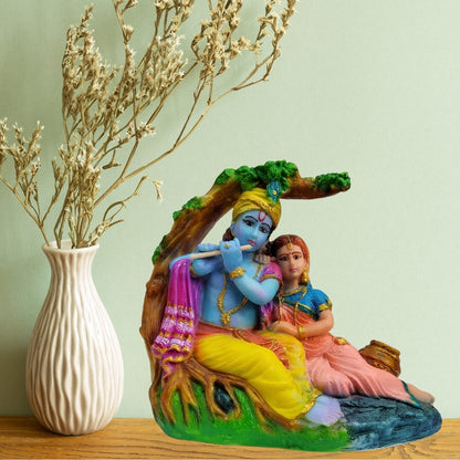 RADHAKRISHNA-UNDER-TREE-STATUE-IN-POLYMARLE-INDOOR