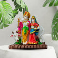 RadhaKrishnaStatuewithCow-indoor
