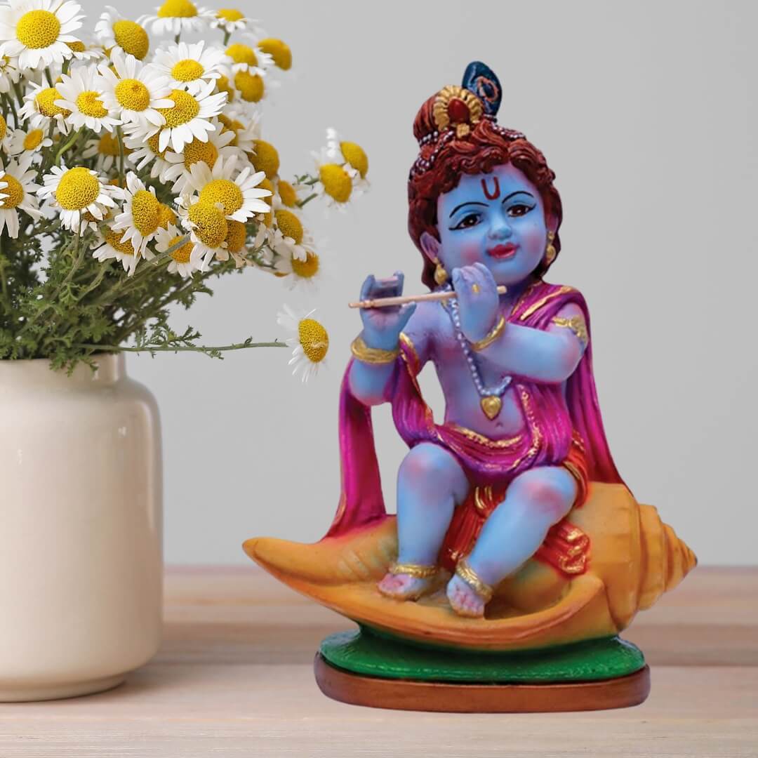 Shankhu-krishna-statue-in-polymarble-indoor