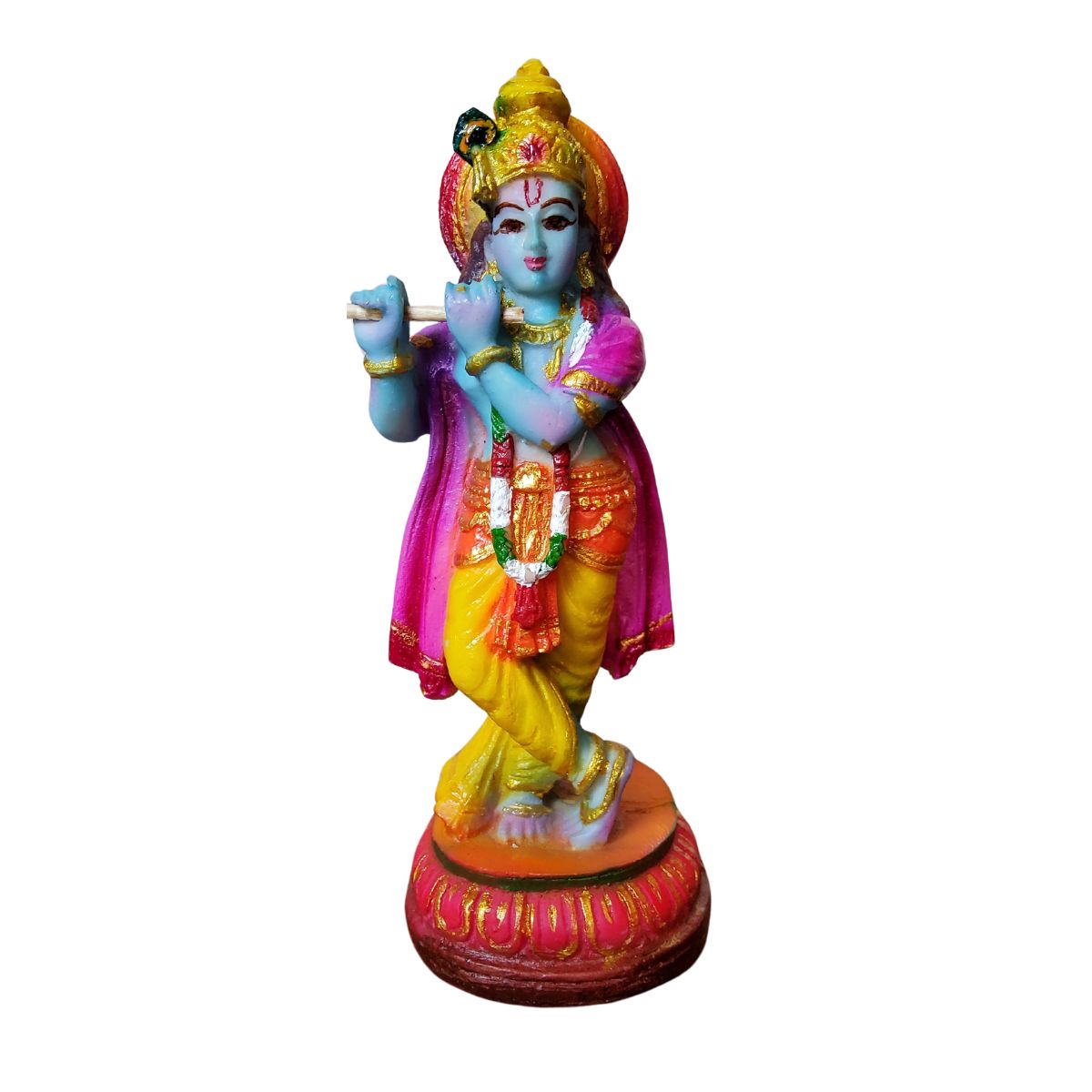 SMALL KRISHNA IDOL IN POLYMARBLE