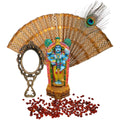 VISHU KANI ITEMS KIT WITH MULTICOLOR GURUVAYURAPPAN IDOL - 14 CM