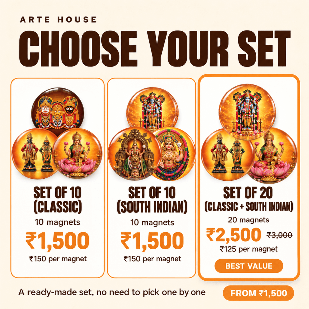 arte-house-hindu-deities-fridge-magnet-set-4