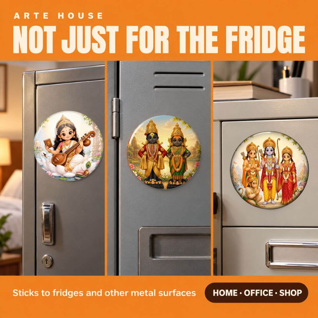 arte-house-hindu-deities-fridge-magnet-set-5