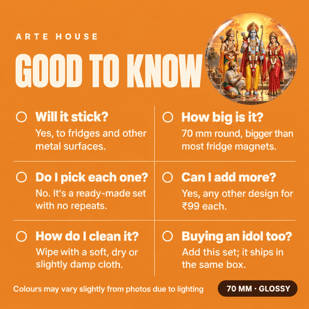 arte-house-hindu-deities-fridge-magnet-set-6