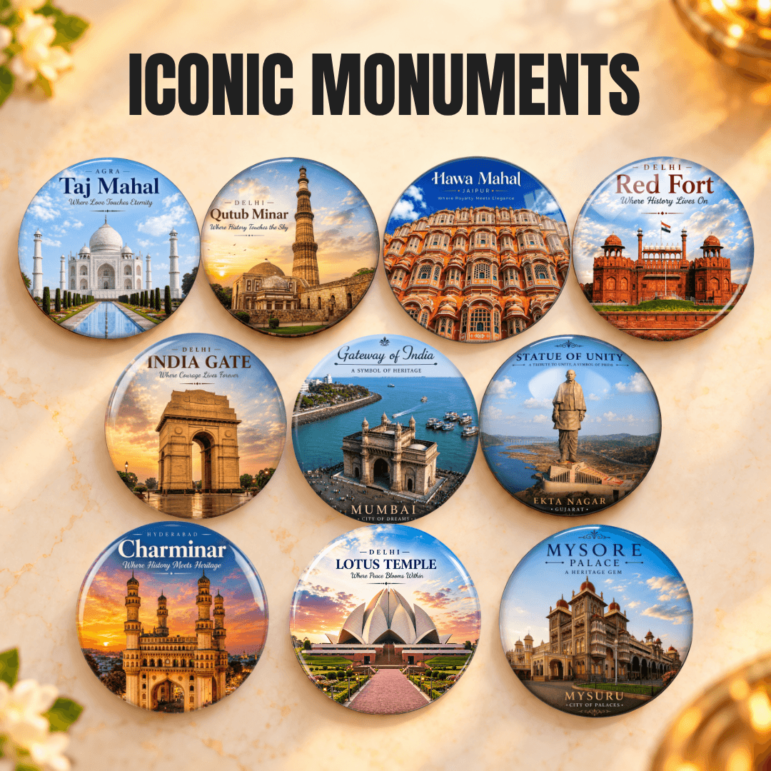 arte-house-indian-monuments-fridge-magnets-0