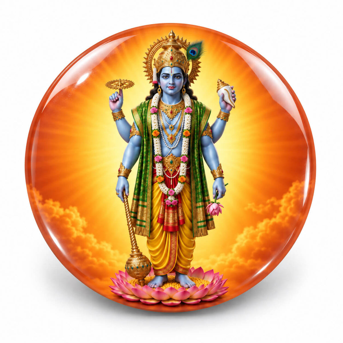 arte-house-lord-vishnu-fridge-magnet