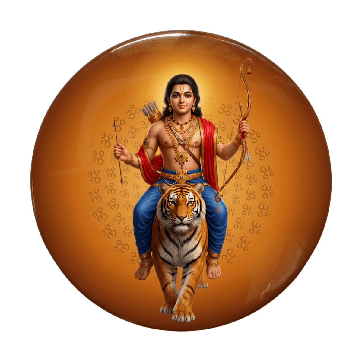 ayyappa-swami-on-tiger-fridge-magnet-handcrafted-multicolour-glossy-metal-70mm-0_15c998a9-1109-4878-875a-ab774230823e