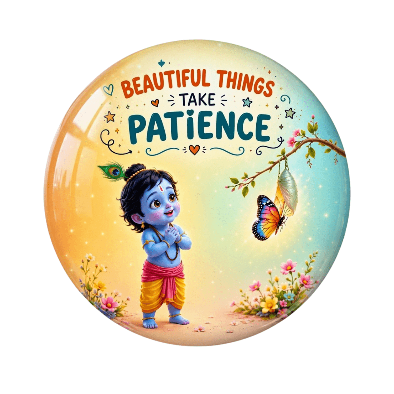 baby-krishna-beautiful-things-take-patience-fridge-magnet-1