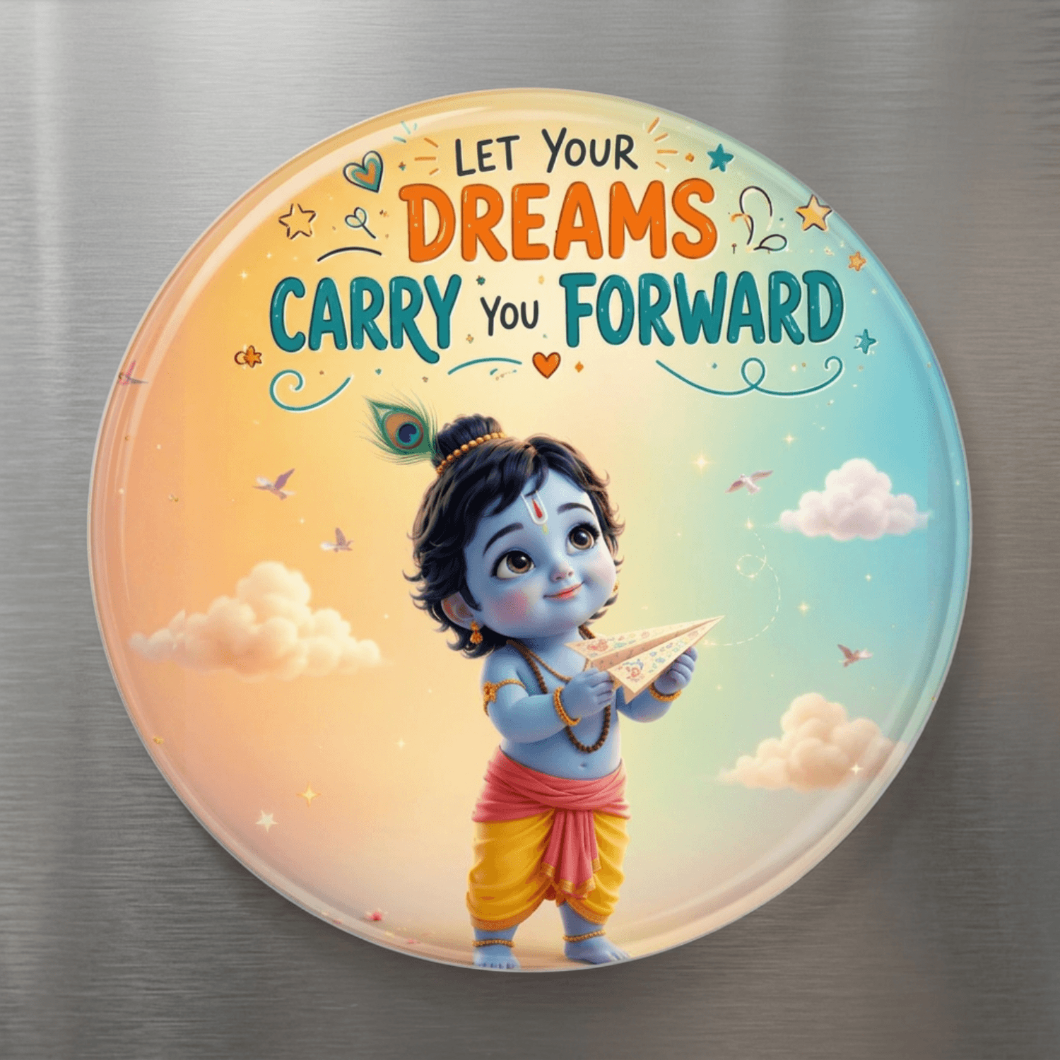 baby-krishna-let-your-dreams-carry-you-forward-fridge-magnet-1