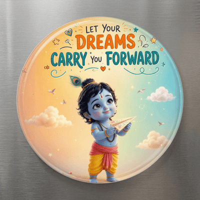 baby-krishna-let-your-dreams-carry-you-forward-fridge-magnet-1