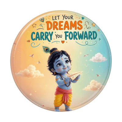 baby-krishna-let-your-dreams-carry-you-forward-fridge-magnet