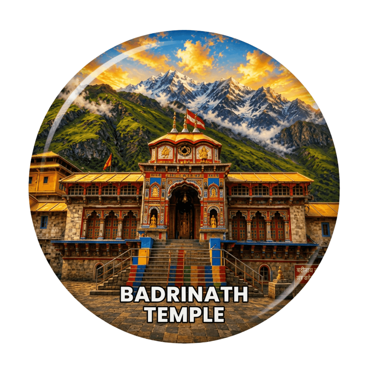 badrinath-mandir-souvenir-fridge-magnet